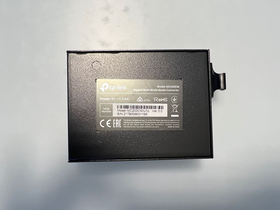 tp-link Gigabit Multi-Mode Media Converter (MC200CM)64586503142529124