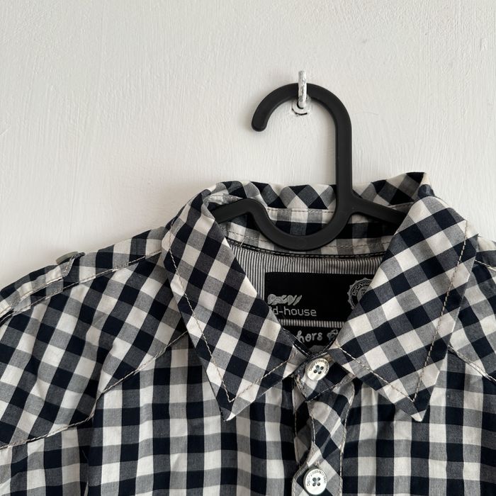 koszula w krate krótki rękaw