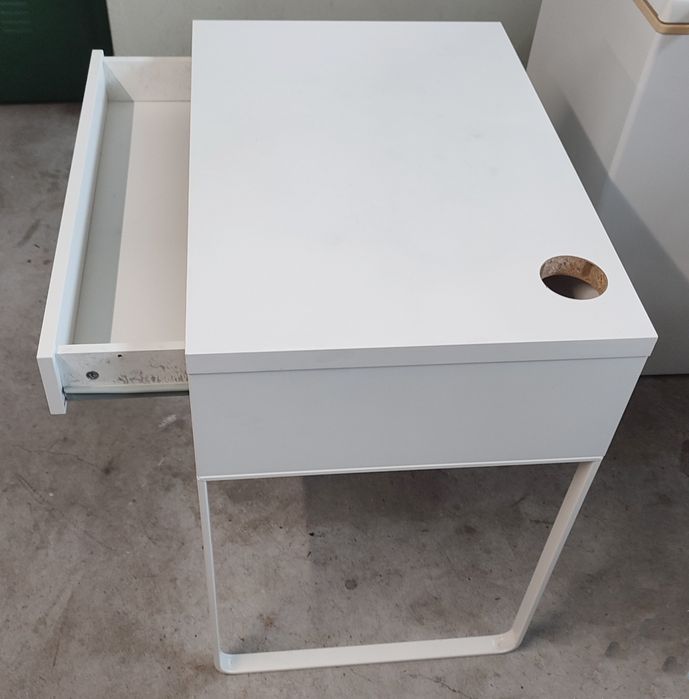 Secretária Ikea, branca, Micke