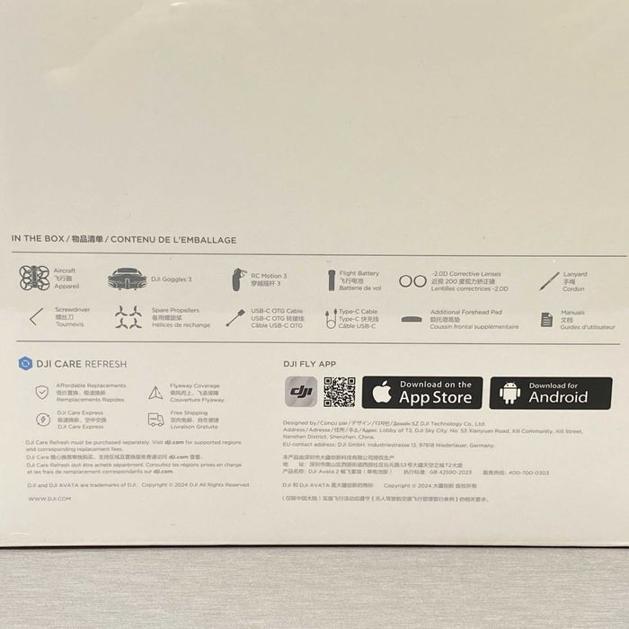 DJI Avata 2 Fly More Combo | 1x Bateria | SELADO | 3 ANOS DE GARANTIA