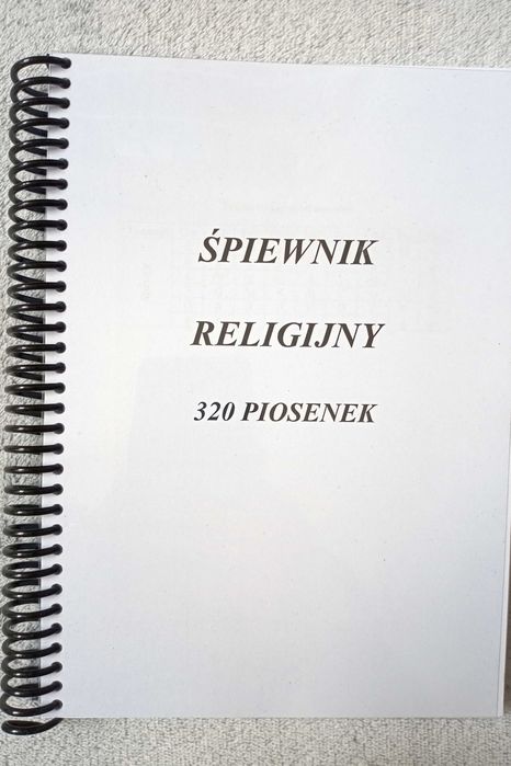 Śpiewnik religijny z akordami, 320 piosenek - A5