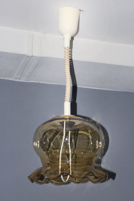 Люстра на кухню винтажная стекло СССР