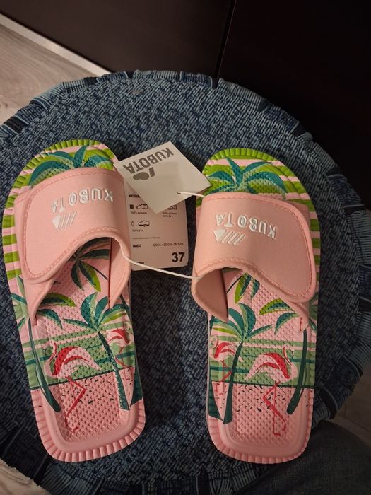 Klapki Kubota rozmiar 38 nowe