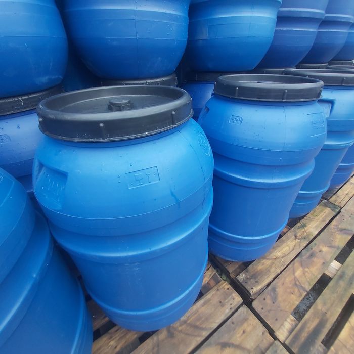 Beczka beczki 220 litrów na wode kapustę zacier deszczówkę oczko filtr