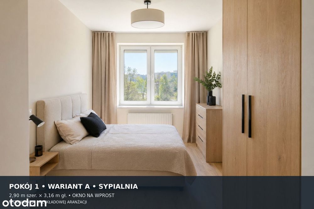 3 pokoje po kompleksowym remoncie | 44,4 m² | ul. Krakowska 14