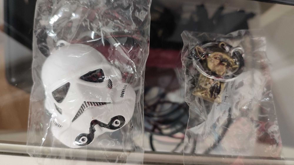 2 porta chaves star wars YODA & Stormtrooper