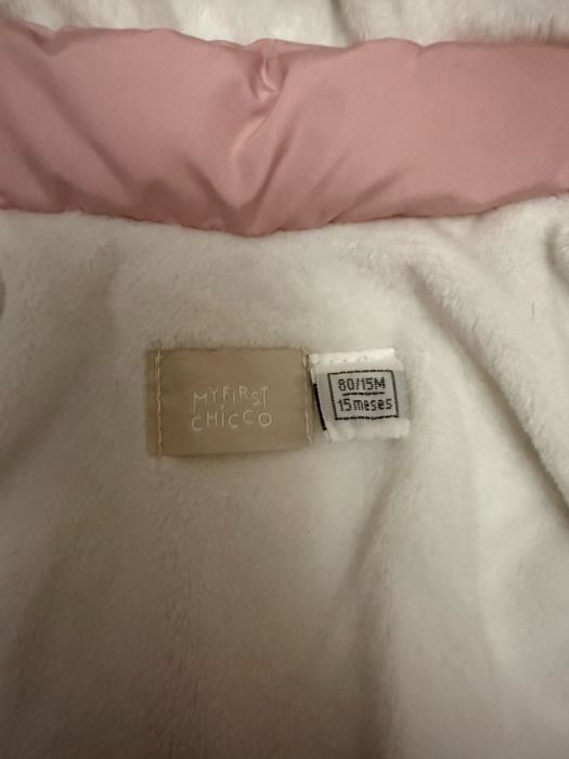 Пухова куртка chicco, 80р