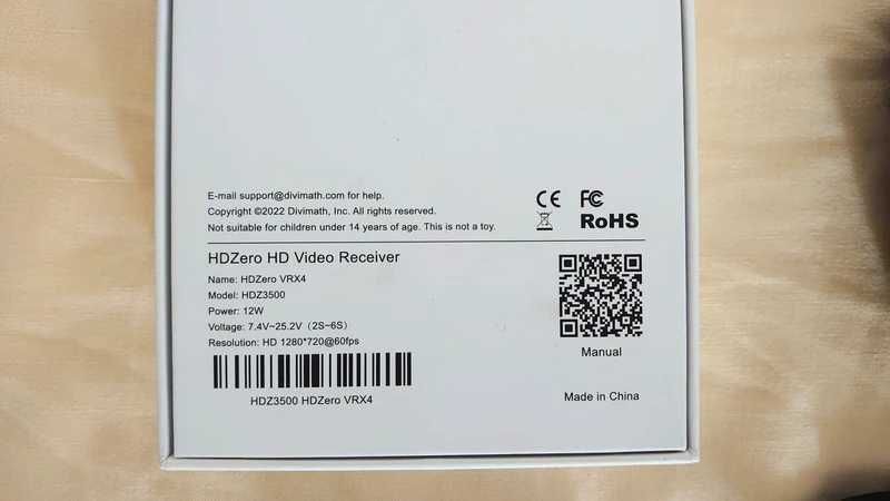 HDZero VRX4 Digital Module (HDZ3500)64354280649347124