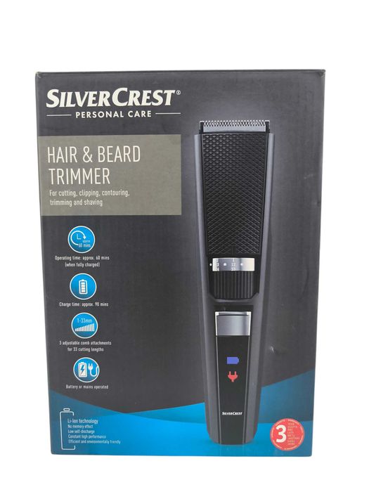 Maszynka Do Włosów Z Trymerem SilverCrest Komplet