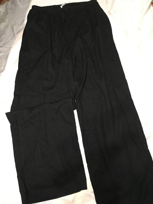 Лляні штани  чорні