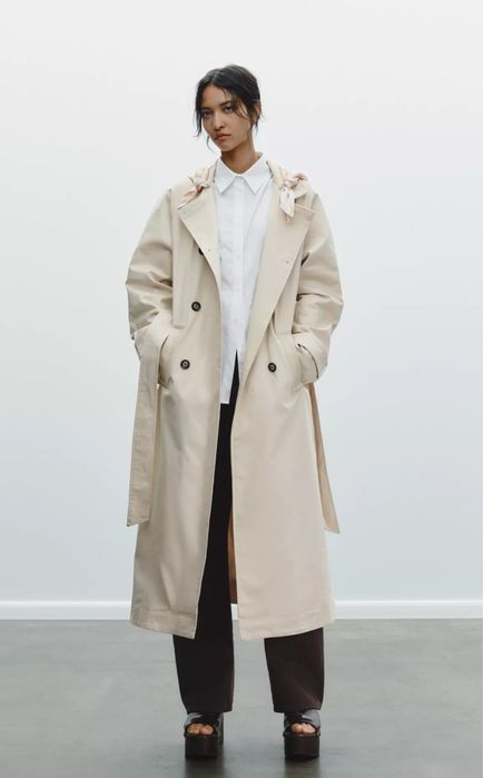 Тренч zara розміри с,м,л