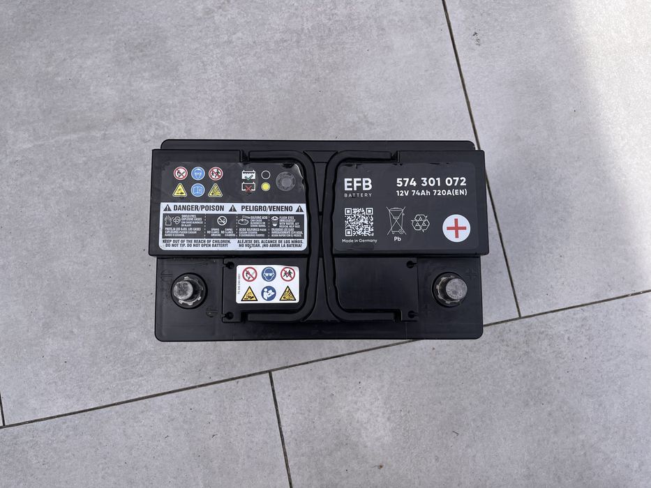 Akumulator Varta EFB 12V 74Ah 720A