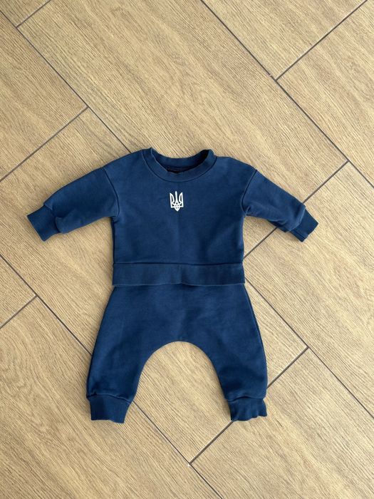 Костюм патріота на малечу 0-5 міс з гербом
