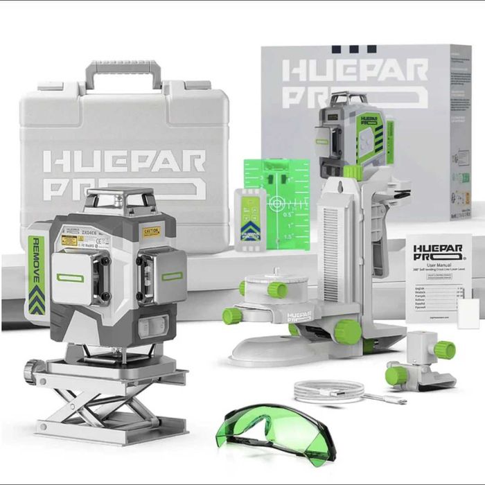 Лазерний рівень Huepar 4D ZK04CG