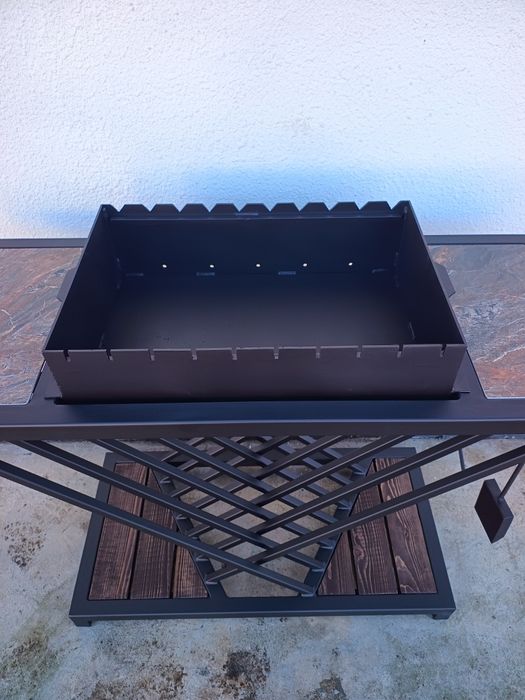 Мангал у стилі LOFT | Дизайнерська модель | Ручна робота