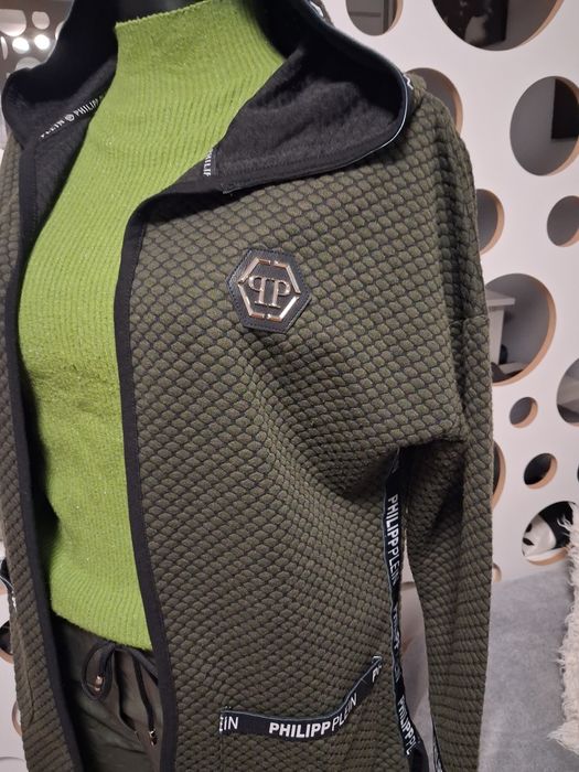 Khaki kardigan  Philip Plein