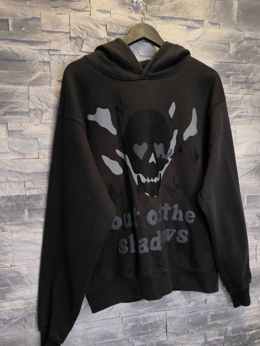 Bluza z Kapturem Broken Planet Hoodie Ciemnobrązowa Logo out shadows