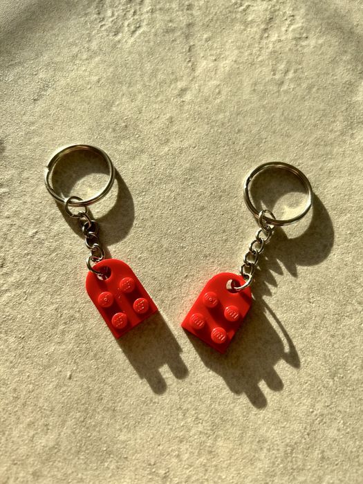 Breloczek Lego serce keychain walentynki prezent valentines breloczek