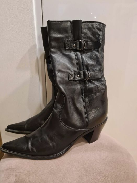 Buty damskie skórzane 39