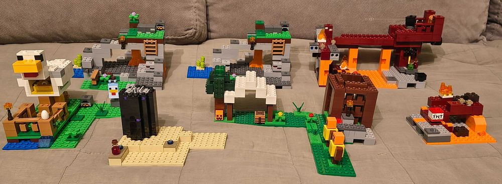 Kolekcja LEGO Minecraft zestawy