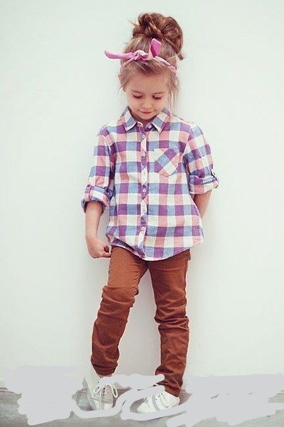 Bluzka koszulowa w kratkę tunika r.104 3-4L