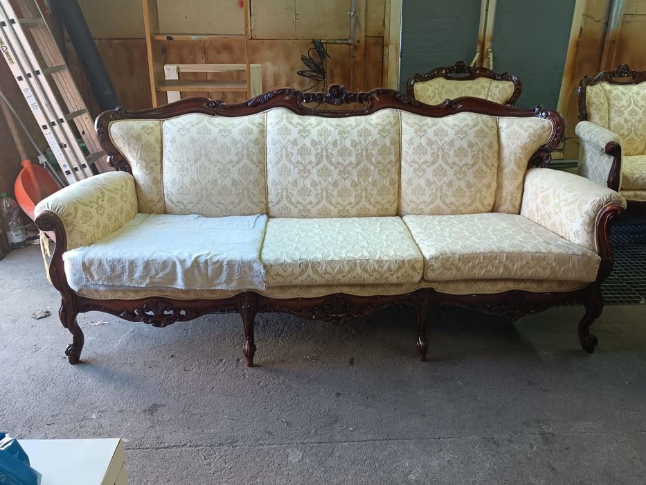 Sofa + 2 Fotele w stylu Ludwikowskim
