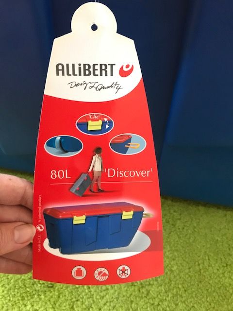 Caixa de arrumação 80L Allibert - CURVER com rodas