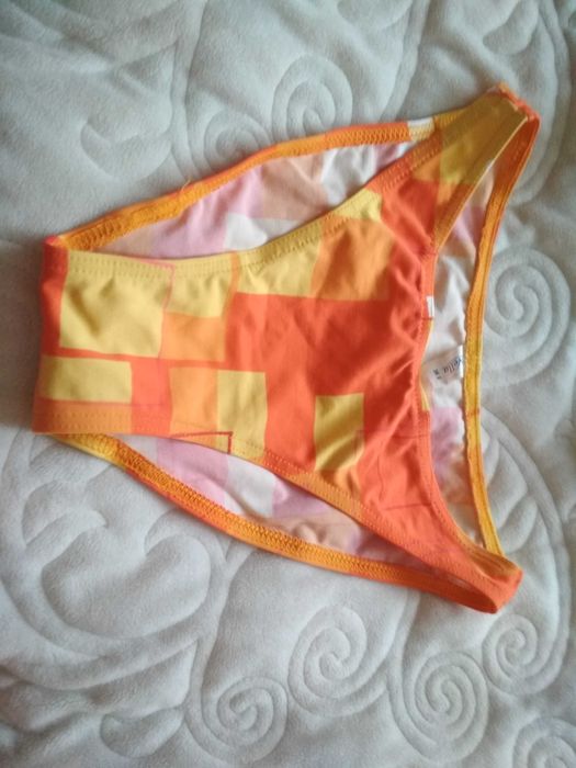Strój kąpielowy dwuczęściowy r.36 Novella żółty pomarańcz