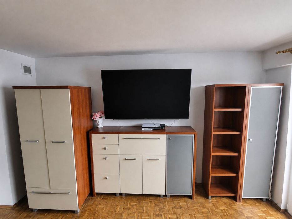 Zestaw mebli do salonu, meble do salonu, szafa, szafki