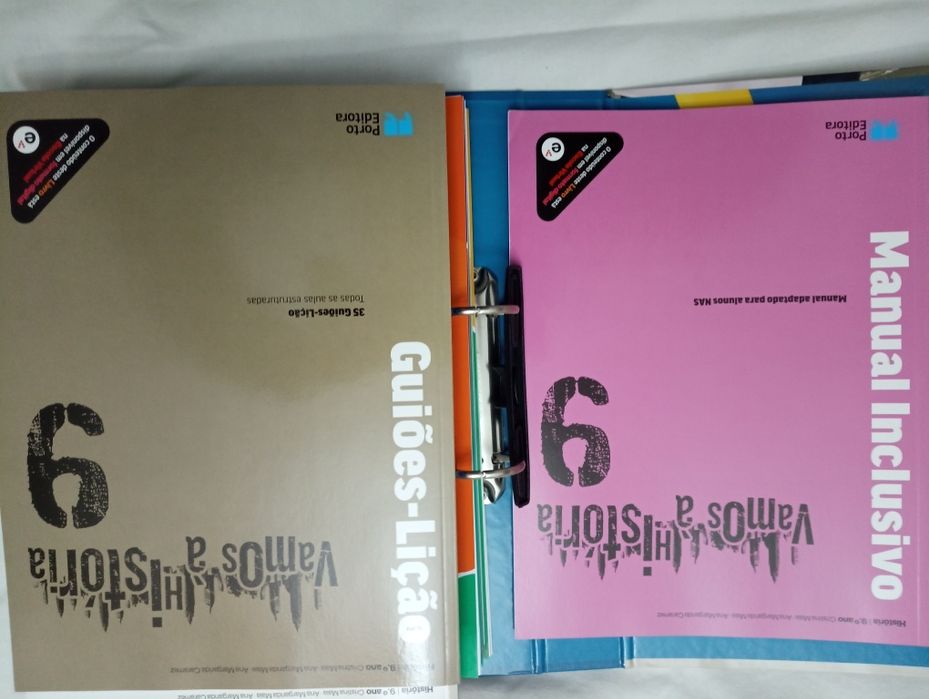 Vamos à História - 9.º Ano	Dossier do professor completo. NOVOS*