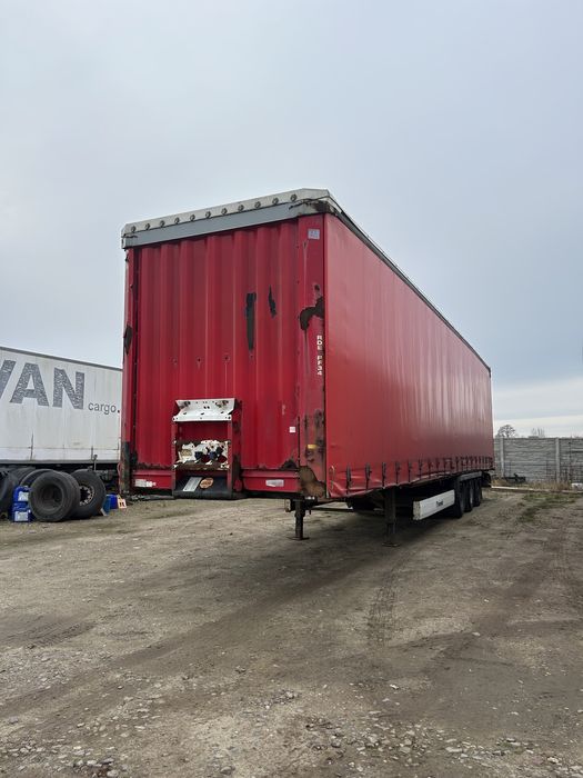 Naczepa Firanka  MEGA/ KRONE / BPW eco plus / HACCON  / 2012