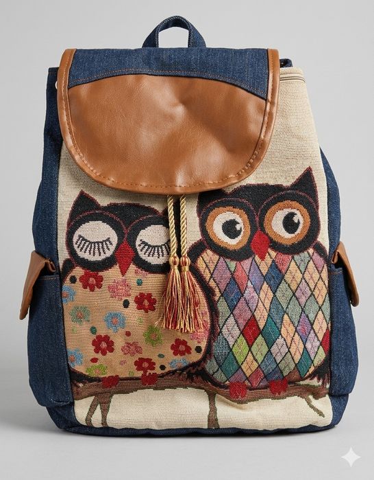 Рюкзаки городские с принтом сов