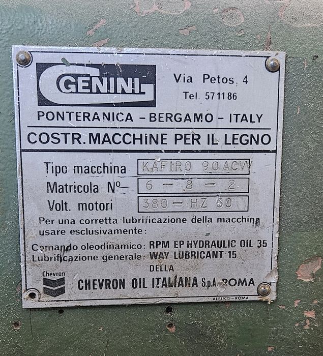 Tokarko kopiarka GENINI KAFIRO AC 90, hempel