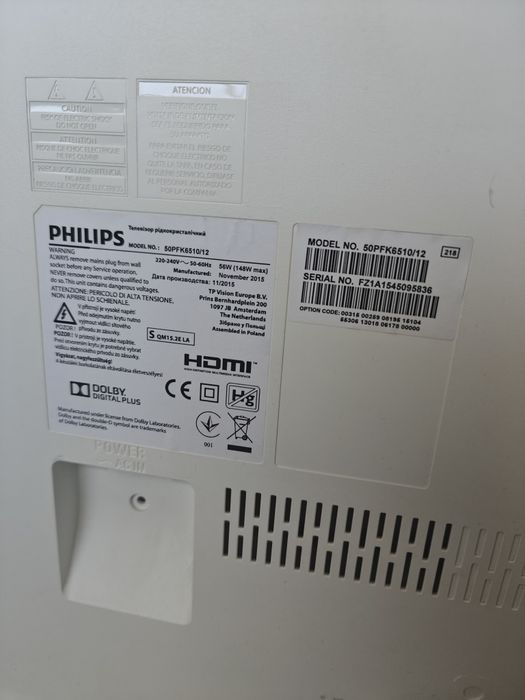 Sprzedam to co na zdjęciach Philips 50FPK6610/12