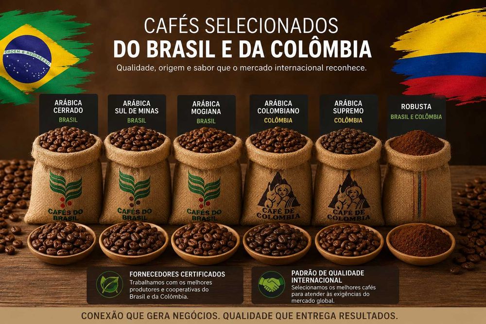 CAFÉS PREMIUM DO BRASIL E DA COLÔMBIA - Média - Preço por SACA