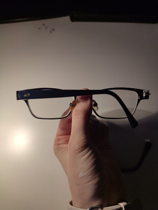 Okulary metalowe granatowe -1.5 dioptri