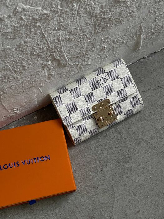 Женский кошелек маленький Louis Vuitton коричневый, черный Луи Виттон