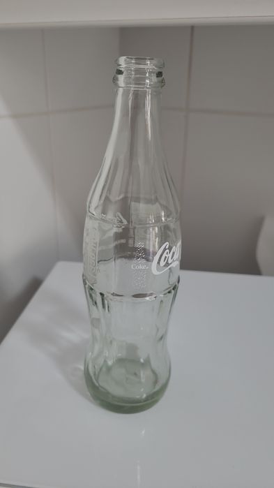 Garrafas antigas de Coca-Cola pirogravadas, 350ml