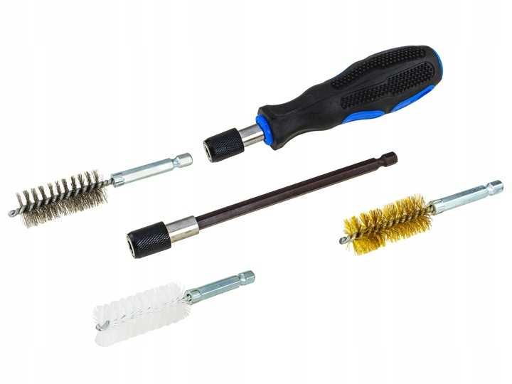 Набір щіток для очищення гнізд форсунок свічок 1/4" 8-19 мм  F05429