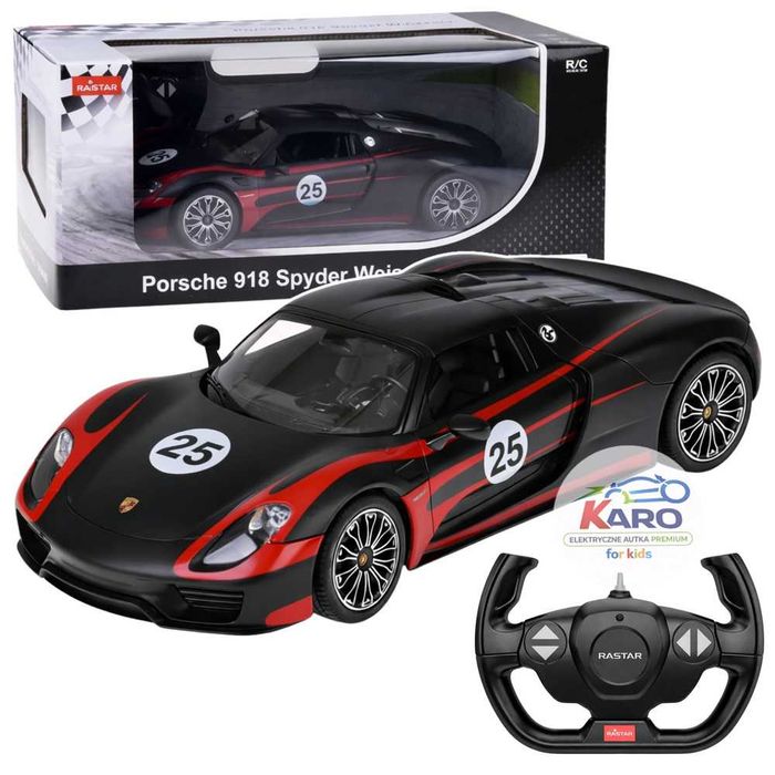 Porsche 918 Spyder Performance RC RASTAR 1:14 Zdalnie Sterowane Światła