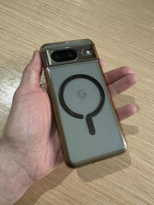 Чехол Spigen Ultra Hybrid Metal Ring MagFit для Google Pixel 8