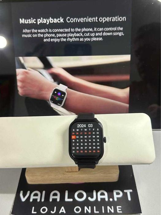 Smartwatch pro max 2.01 polegadas display hd