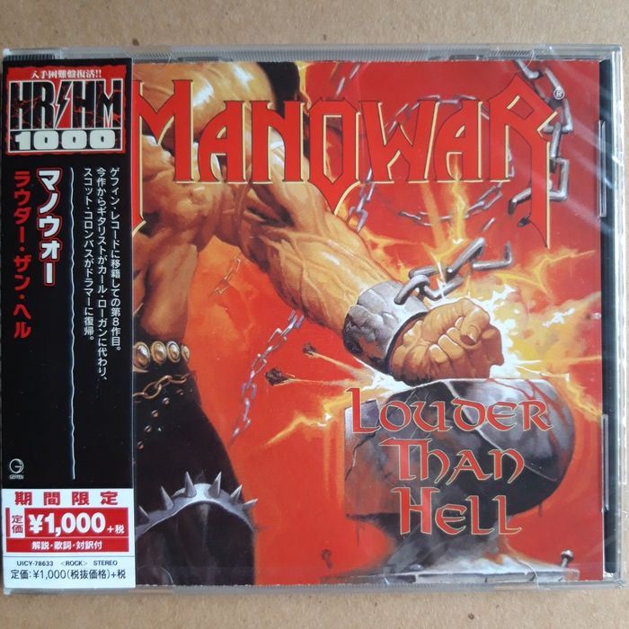 CD Manowar - Louder Than Hell (изд. Japan 2018)