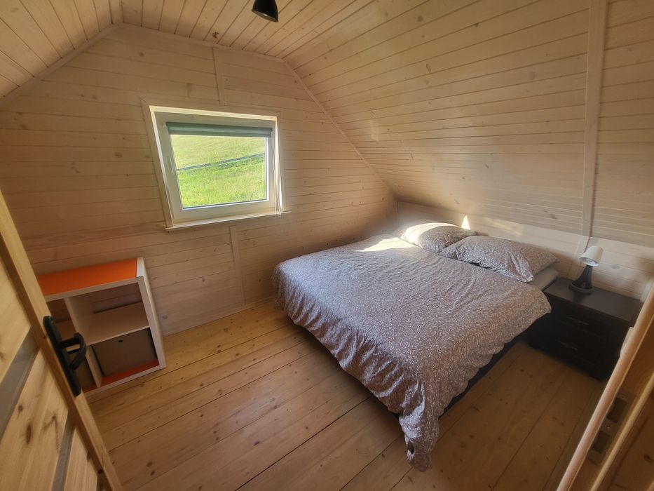 Komfortowy Domek 1 nad jeziorem Dadaj przy plaży z prywatnym pomostem