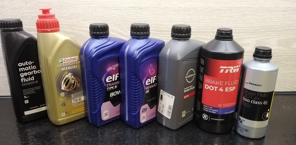 Масло кпп трансмиссия тормозная жидкость
