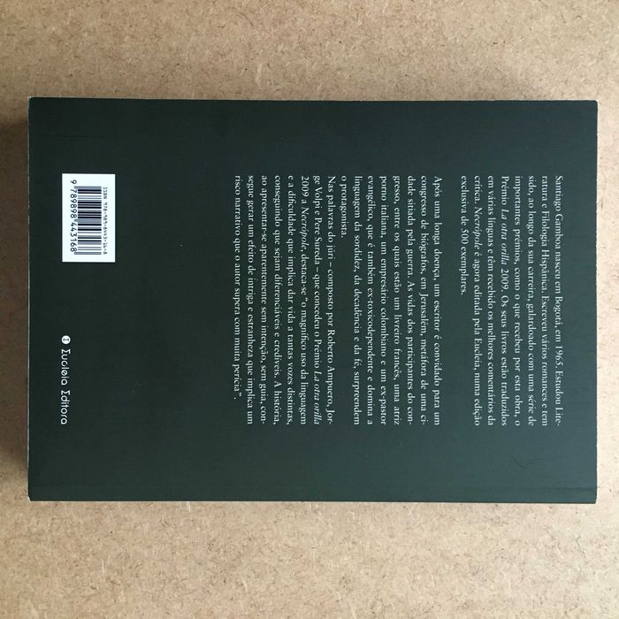 "Necrópole" de Santiago Gamboa [Edição exclusiva esgotada]