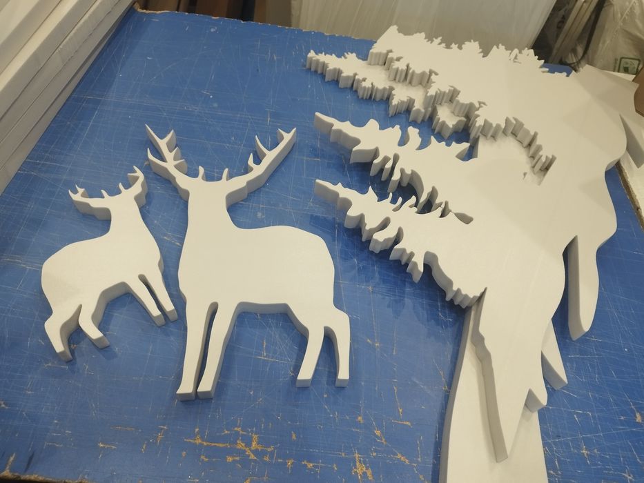 Букви, Логотипи, Вивіски з Пінопласту та Пінополістиролу. ЧПУ порізка