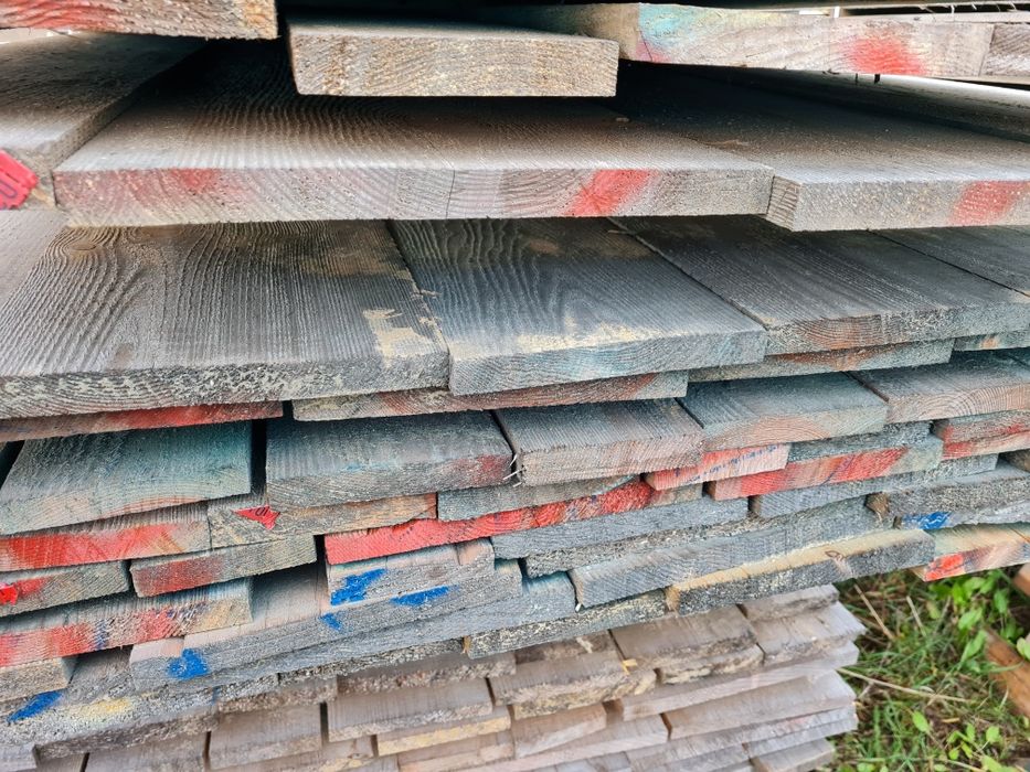 Suszone deski o grubości 22 mm impregnowane - idealne np.do deskowania