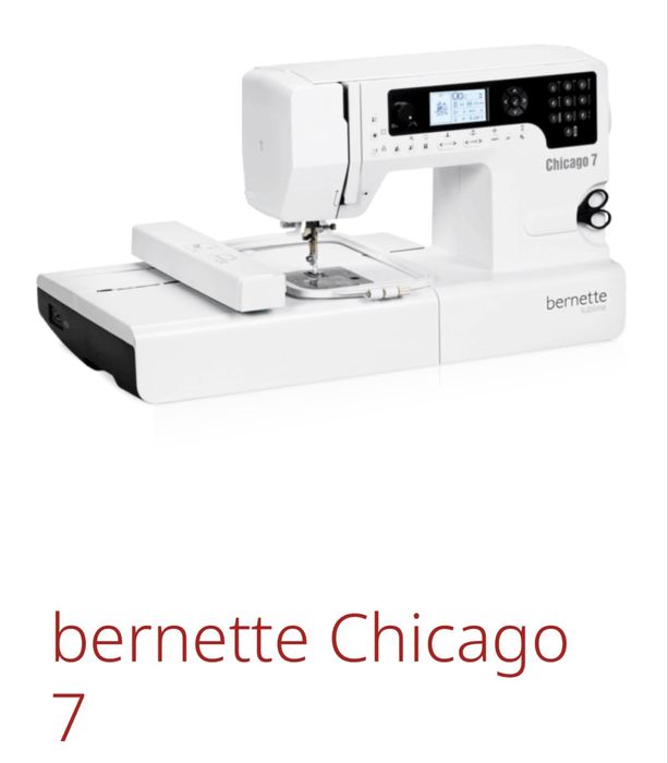 Maquina de costurar e bordar bernette Chicago 7
