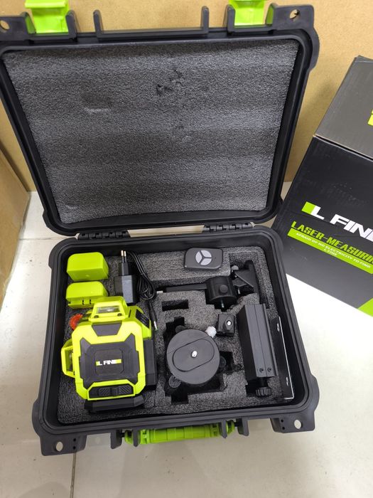 Лазерний рівень L-fine, 4d, лазерный уровень, нивелир 16 линий